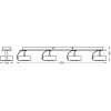 Illuminazione Ledvance Decor Plafoniera LED Bianco, 4-Luci