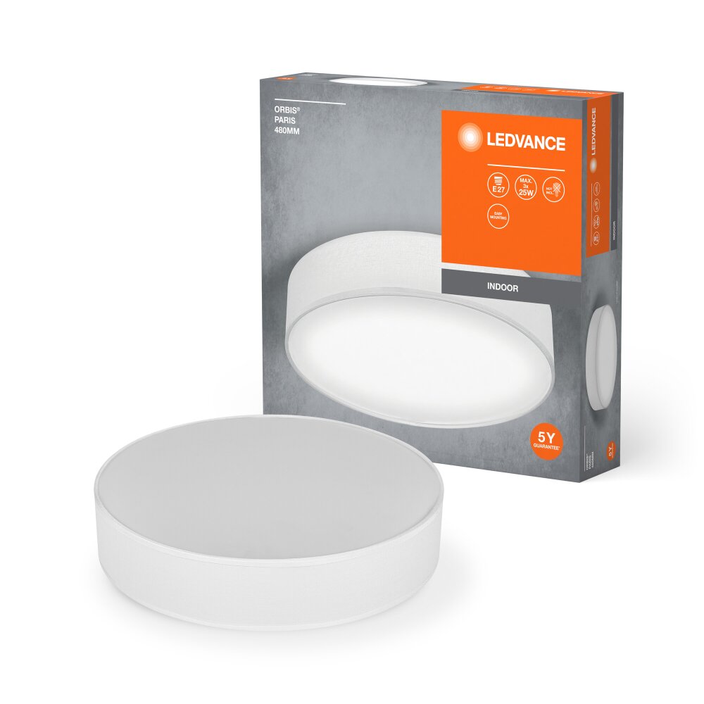Illuminazione Ledvance Orbis Plafoniera Bianco, 3-Luci main product photo