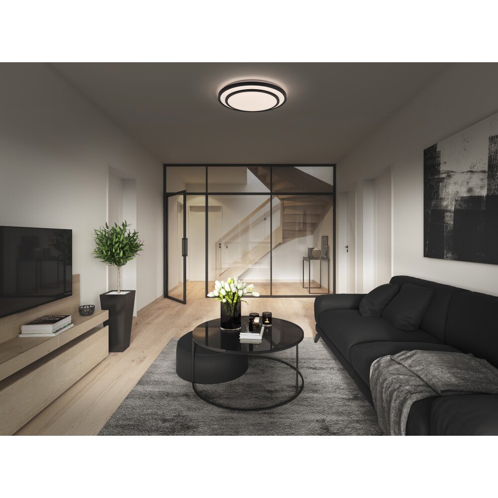Illuminazione Ledvance Orbis Plafoniera LED Nero, 1-Luce