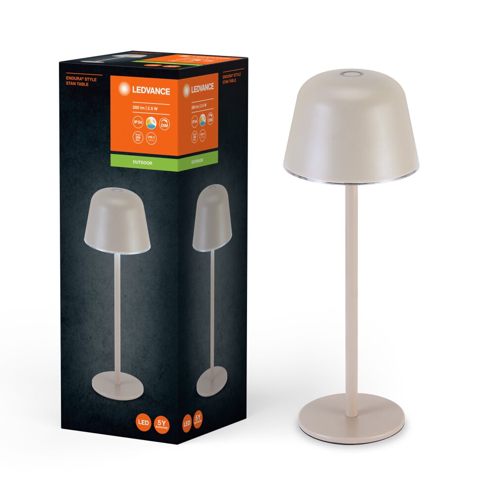 Illuminazione Ledvance Endura Lampada da tavolo LED Beige, 1-Luce main product photo