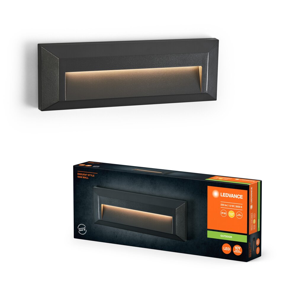Illuminazione Ledvance Endura Lampada da parete per esterno LED Grigio, 1-Luce main product photo