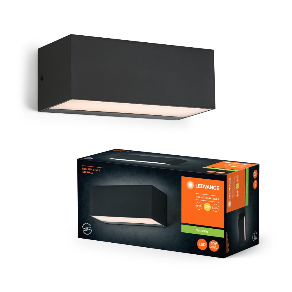 Illuminazione Ledvance Endura Lampada da parete per esterno LED Grigio, 1-Luce main product photo
