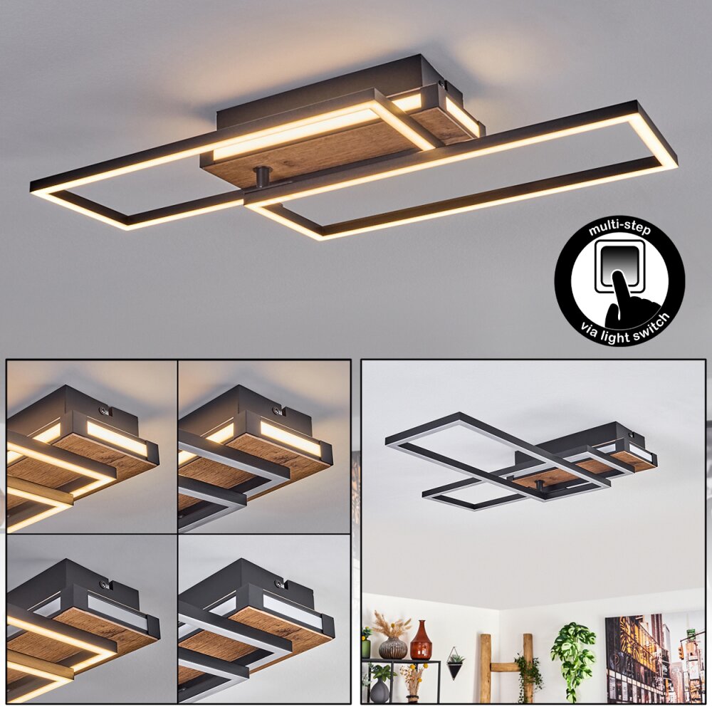 Sigersvik Plafoniera LED Écru, Nero, 1-Luce main product photo
