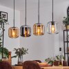 Lauden Lampada a sospensione Ambrato, Cromo, Chiaro, 4-Luci