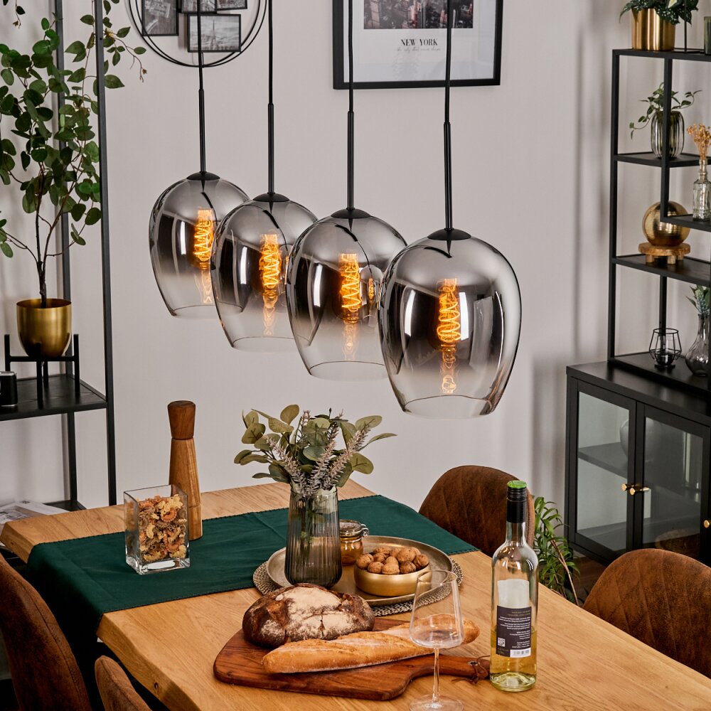 Vevino Lampada a sospensione Cromo, Chiaro, 4-Luci main product photo
