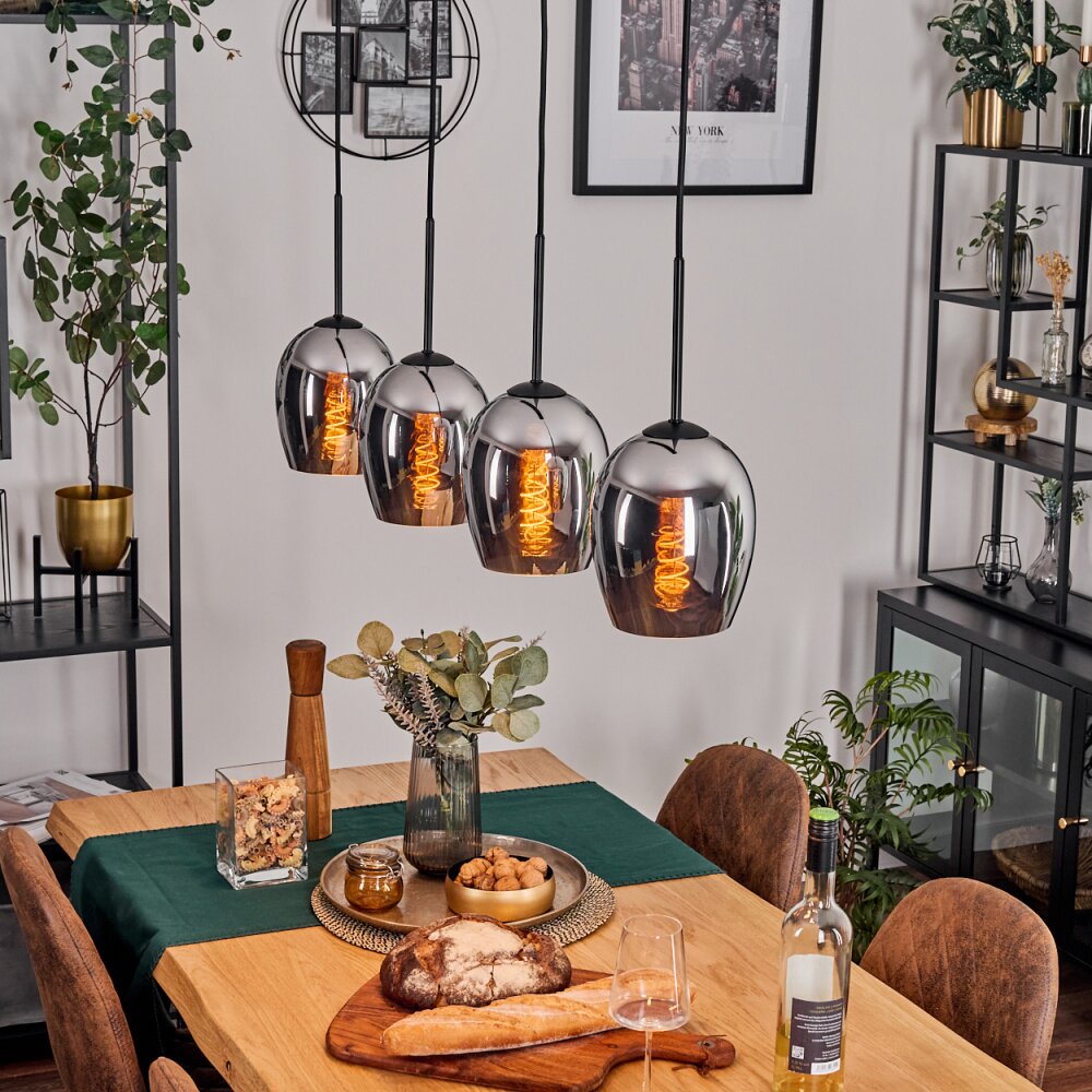 Vevino Lampada a sospensione Cromo, 4-Luci main product photo