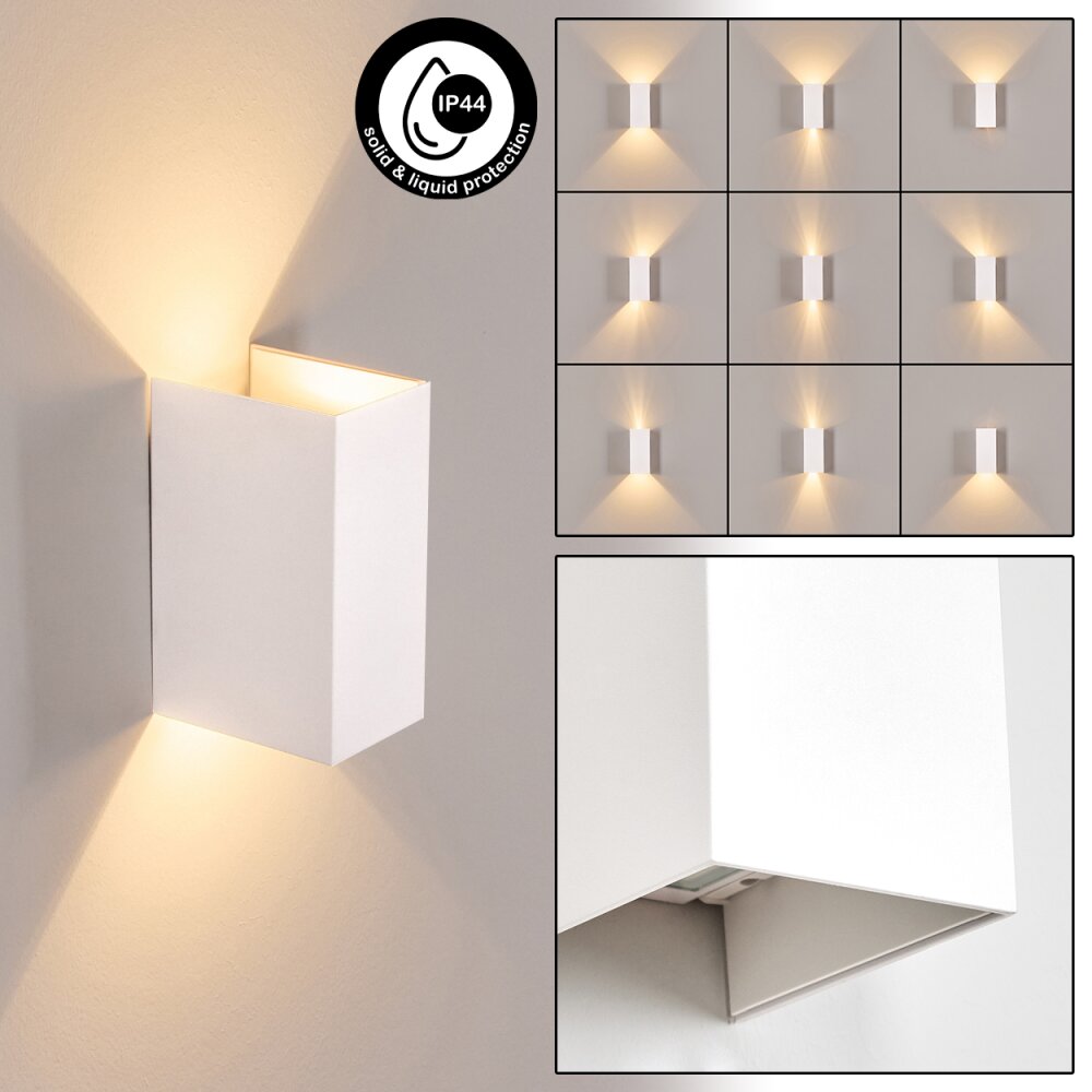 Hoods Lampada da parete per esterno, Lampade Up & Down, Applique LED Bianco, 1-Luce main product photo