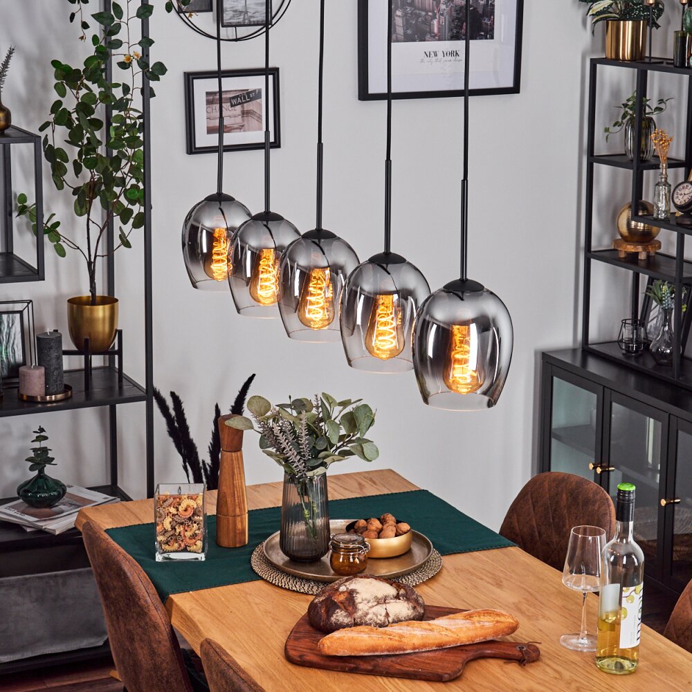 Vevino Lampada a sospensione Cromo, Chiaro, 5-Luci main product photo