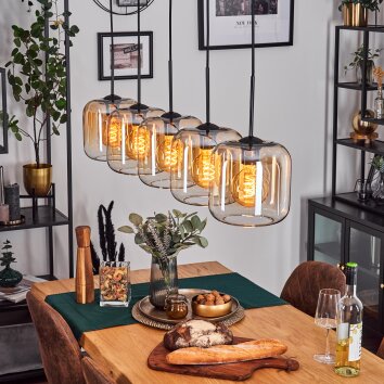 Lauden Lampada a sospensione Ambrato, Chiaro, 5-Luci