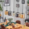 Lauden Lampada a sospensione Nero, 5-Luci