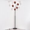 Koyoto Lampada da terra Nero, 5-Luci