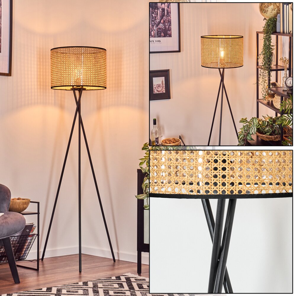 Ramila Lampada da terra, Lampada da letture Nero, 1-Luce main product photo