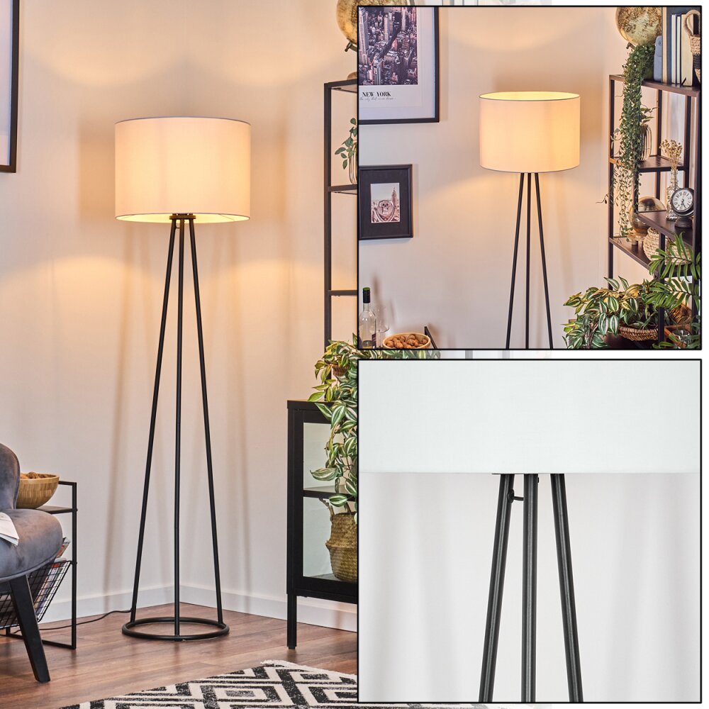 Bassagoda Lampada da terra, Lampada da letture Nero, 1-Luce main product photo