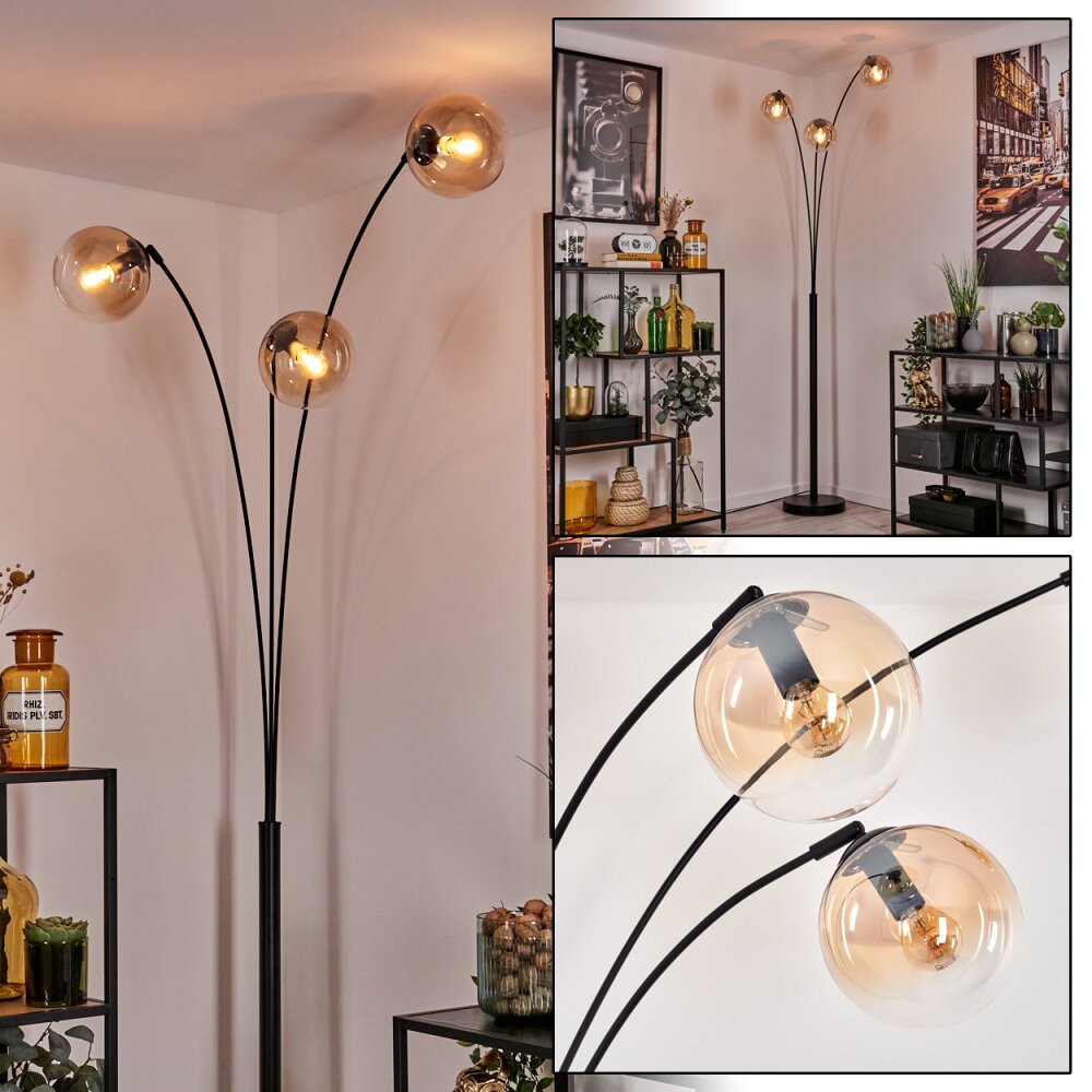 Gastor Lampada da terra Ambrato, Chiaro, 3-Luci main product photo