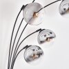 Gastor Lampada da terra Cromo, Chiaro, Grigio fumo, 5-Luci