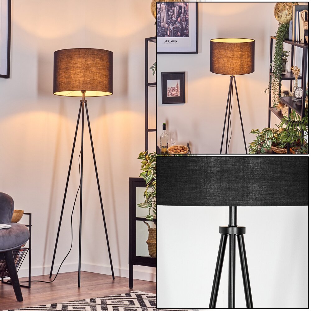 Bassagoda Lampada da terra Nero, 1-Luce main product photo