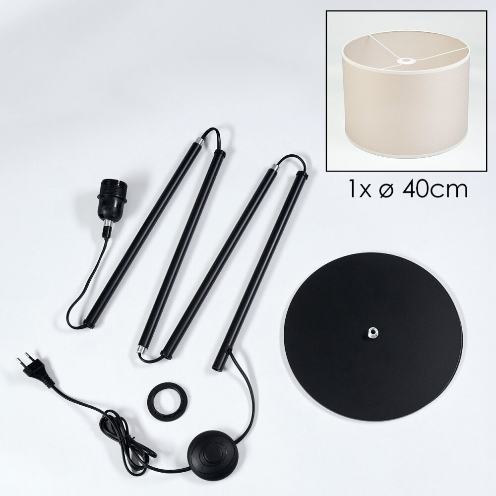 Bassagoda Lampada da terra beige, 1-Luce