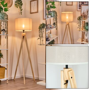 Bassagoda Lampada da terra Écru, 1-Luce Bassagoda Lampada da terra Écru, 1-Luce