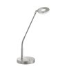 Honsel Dent Lampada da Tavolo LED Nichel opaco, 1-Luce, Cambia colore