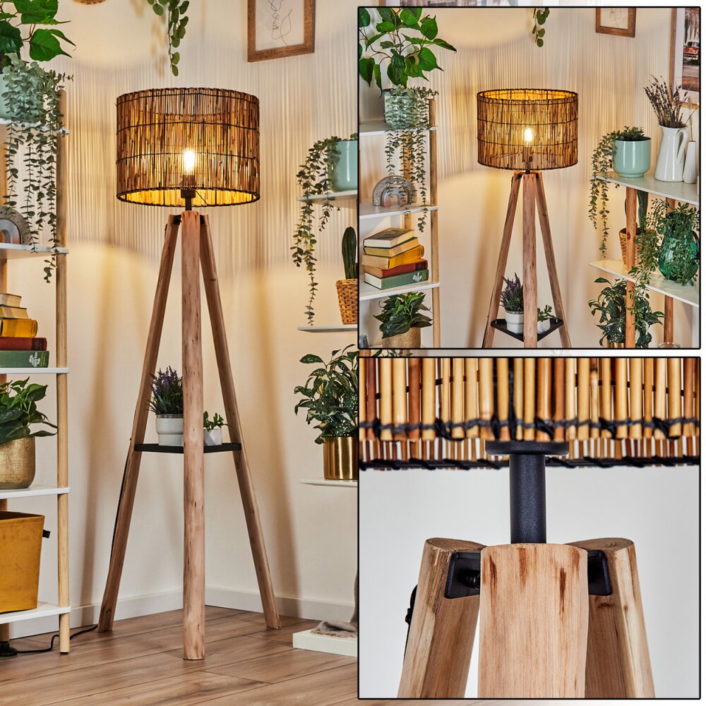 Cando Lampada da terra Écru, Nero, 1-Luce main product photo