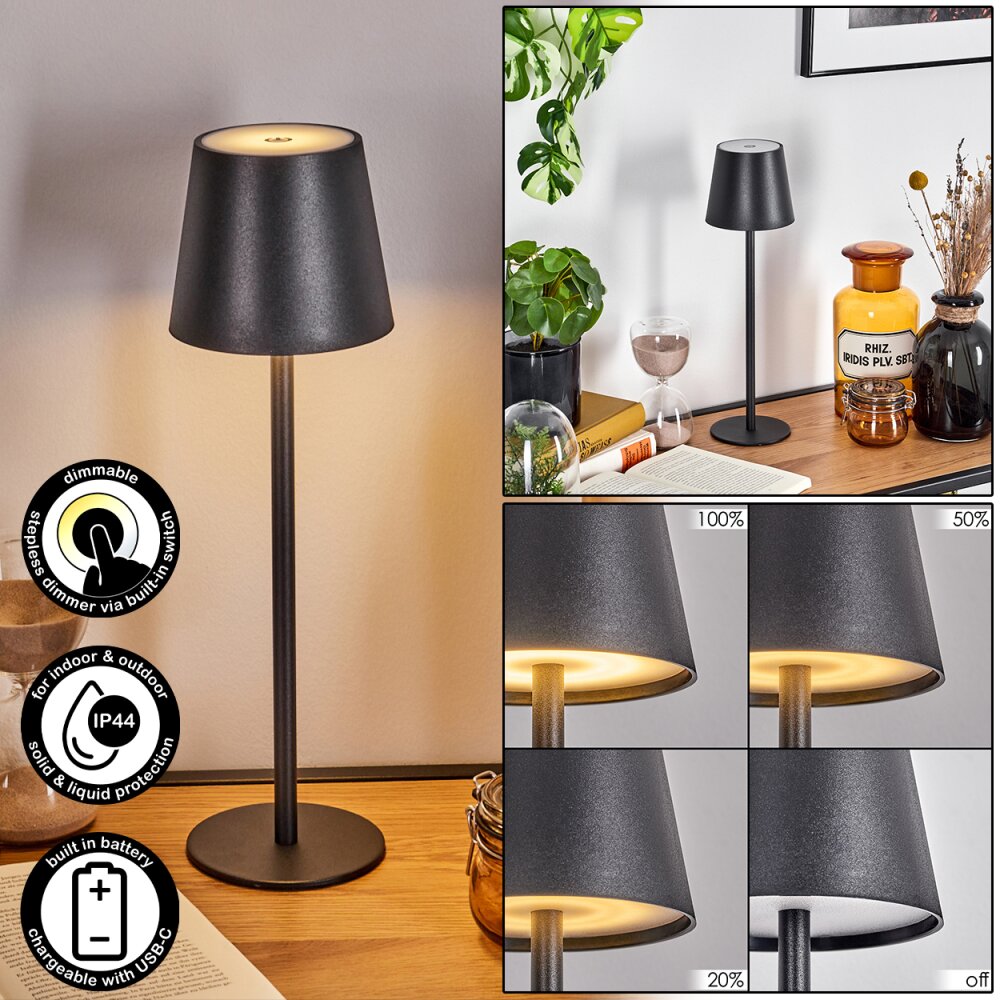 Salgadinho Lampada da tavolo LED Nero, 1-Luce main product photo