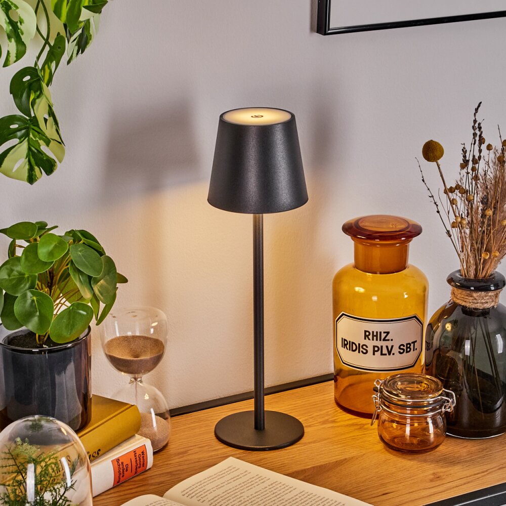 Salgadinho Lampada da tavolo LED Nero, 1-Luce