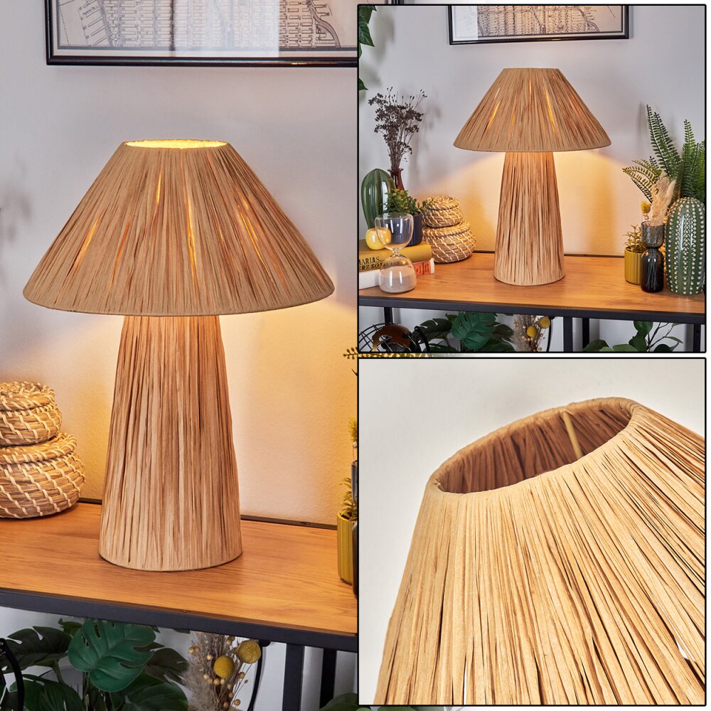 Lampada a forma di fungo Paiol Lampada da tavolo Beige, Écru, 1-Luce main product photo