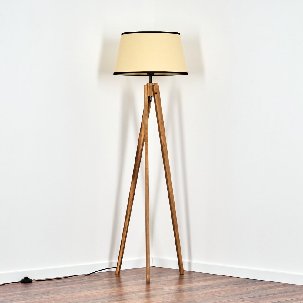 Chellas Lampada da terra Écru, 1-Luce