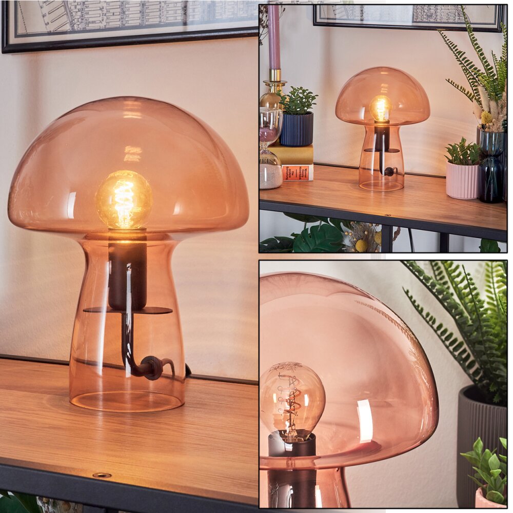 Stile fungo Almagre Lampada da tavolo Nero, 1-Luce main product photo