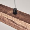 Carbellino Lampada a sospensione Marrone scuro, Nero, 1-Luce