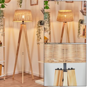 Cavaca Lampada da terra Écru, 1-Luce