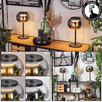 Izenave Lampada da tavolo, Lampada da letture LED Nero, 1-Luce Izenave Lampada da tavolo, Lampada da letture LED Nero, 1-Luce