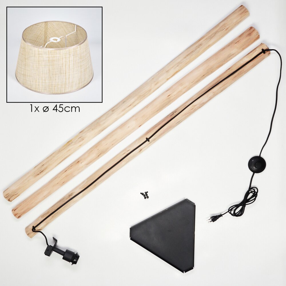 Sabadim Lampada da terra beige, Écru, 1-Luce