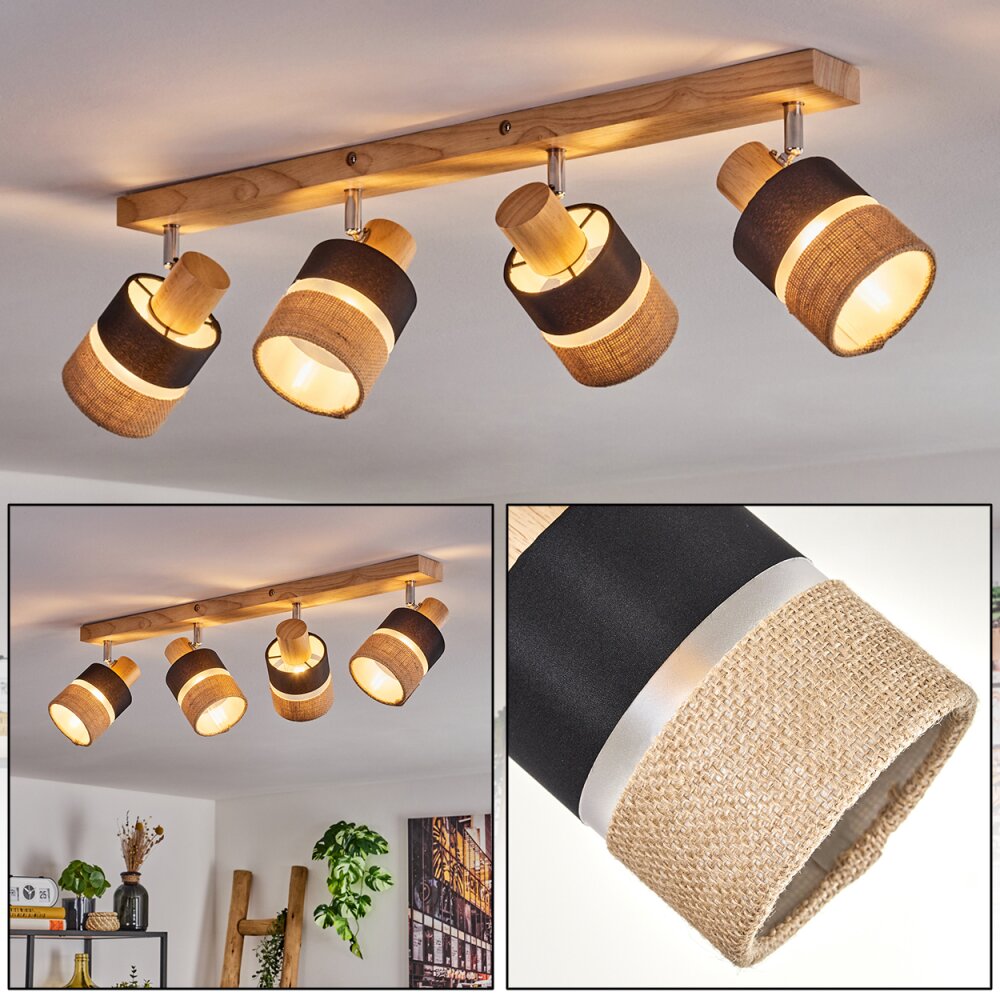 Fallhagen Plafoniera Cromo, Écru, 4-Luci main product photo