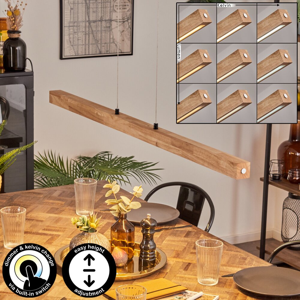 Carbellino Lampada a sospensione LED Écru, Nero, 1-Luce main product photo