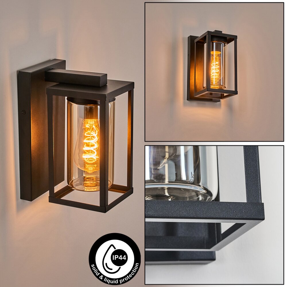 Portalis Lampada da parete per esterno Nero, 1-Luce main product photo