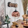 Koyoto Lampada a sfera, Applique Écru, Nero, 1-Luce
