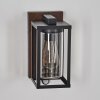 Portalis Lampada da parete per esterno Marrone, Aspetto del legno, Nero, 1-Luce, Sensori di movimento Portalis Lampada da parete per esterno Marrone, Aspetto del legno, Nero, 1-Luce, Sensori di movimento