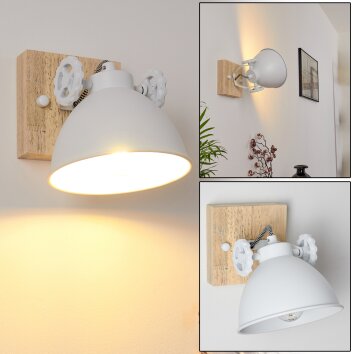 Svanfolk Applique Marrone, Bianco, 1-Luce