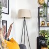 Bassagoda Lampada da terra beige, Bianco, 1-Luce