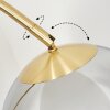 Koyoto Lampada a sfera, Lampada da terra Ottone, 1-Luce