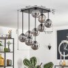 Gastor Plafoniera, Lampada a sfera Grigio fumo, 9-Luci