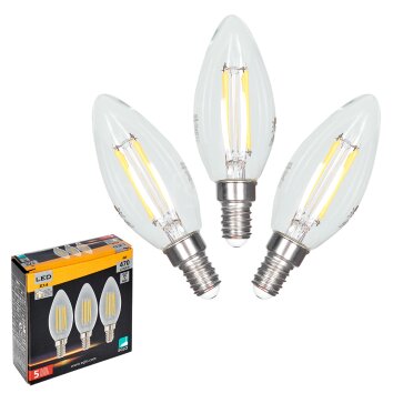 E14 LED 4 Watt Bianco caldo 470 Lumen