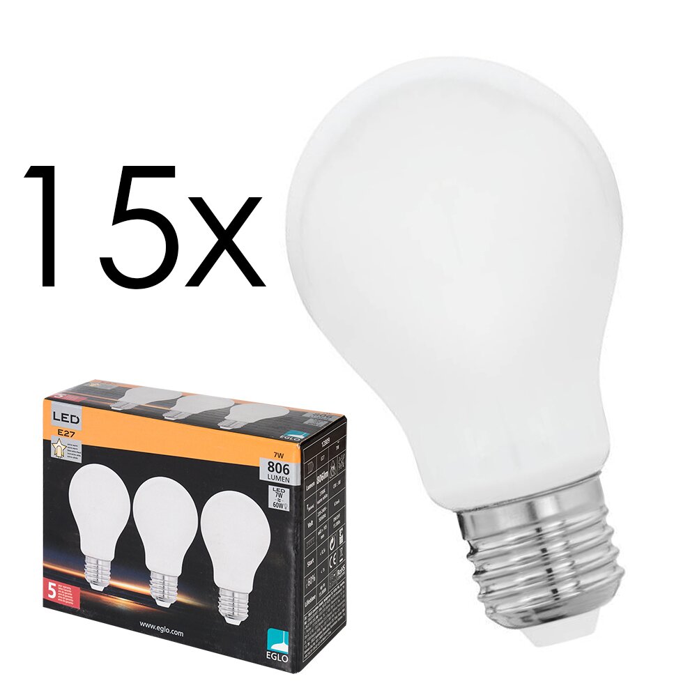 E27 LED 7 Watt Bianco caldo 806 Lumen main product photo