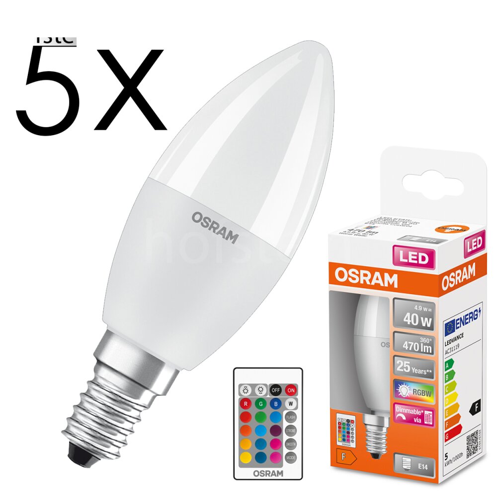 E14 LED 4.5 Watt Bianco caldo dimmerabile 250 Lumen main product photo