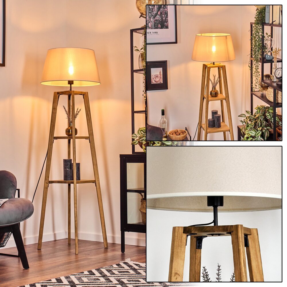 Bassagoda Lampada da terra Écru, 1-Luce main product photo
