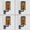 Monfanim Lampada da parete per esterno Nero, 1-Luce