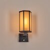 Monfanim Lampada da parete per esterno Nero, 1-Luce