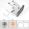 Chehalis Plafoniera, Lampada a sfera Ambrato, Grigio fumo, 9-Luci