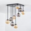Chehalis Plafoniera, Lampada a sfera Ambrato, Grigio fumo, 9-Luci